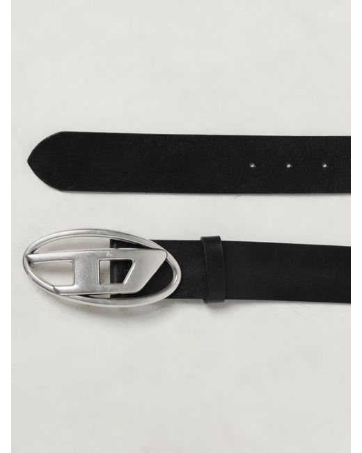 DIESEL Ledergürtel in Black für Herren
