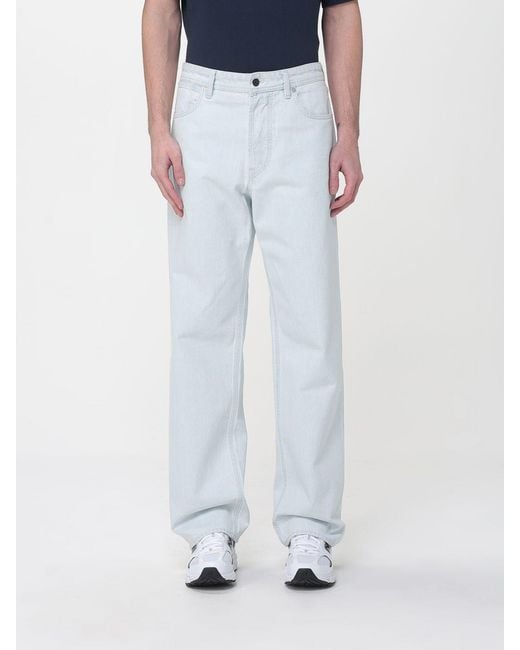 Stone Island Blue Straight Jeans for men