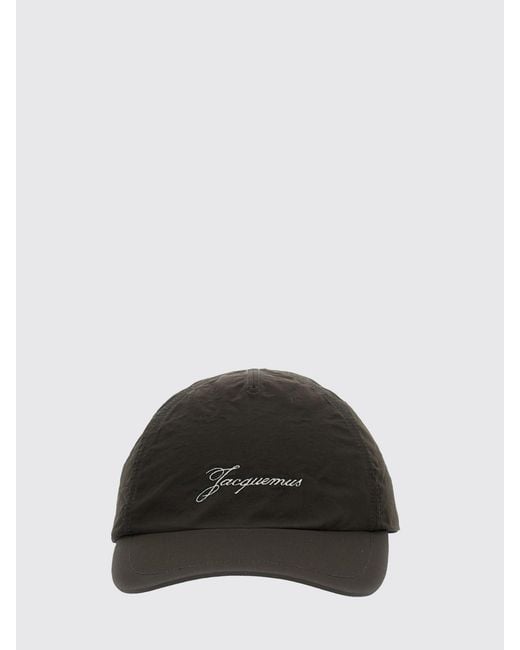 Jacquemus Black Baluchon Nylon Hat for men