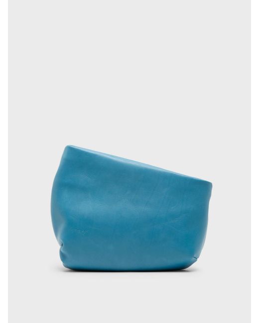 Marsèll Blue Fanta Leather Shoulder Bag