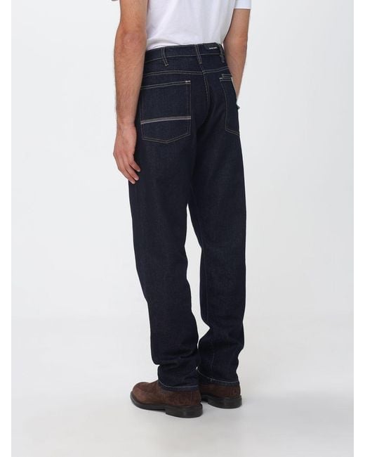 Paul Smith Blue Slim Fit Stretch Organic Cotton Jeans for men