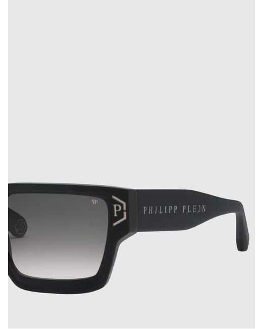 Philipp Plein Gray Sunglasses for men