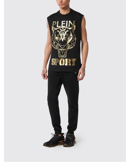 Philipp Plein Black Tank Top for men