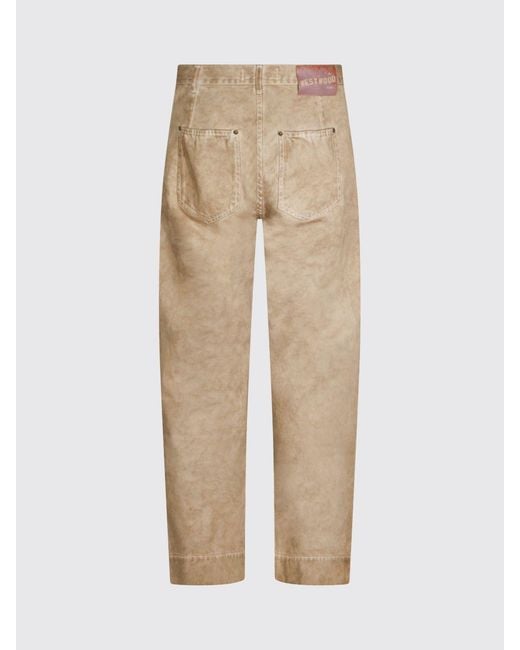 Vivienne Westwood Natural Five-Pocket Straight Fit Cotton Jeans for men
