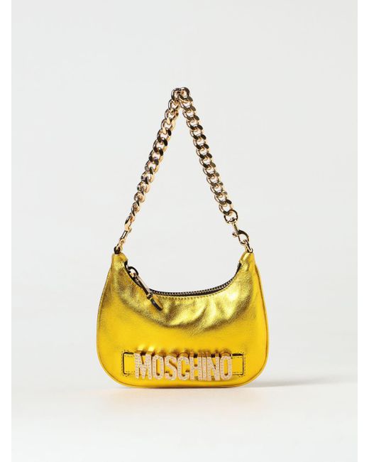 Moschino Couture Yellow Schultertasche