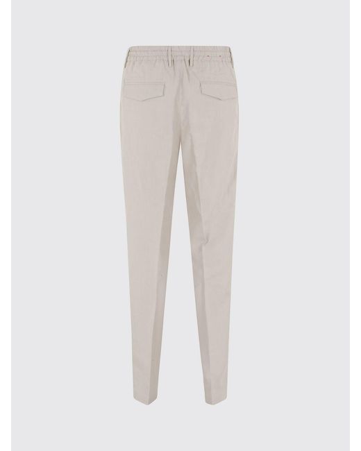 Eleventy Gray Drawstring Trousers for men