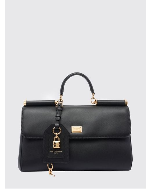 Dolce & Gabbana Black Dolce &Amp Gabbana My Sicily Plongé Leather Bag