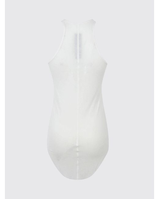 Rick Owens White Cotton Basic Top