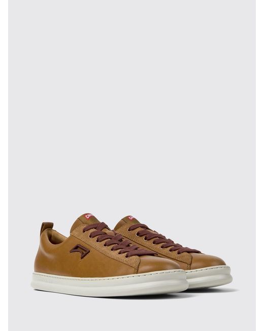 Camper Brown Runner Leather Sneakers for men