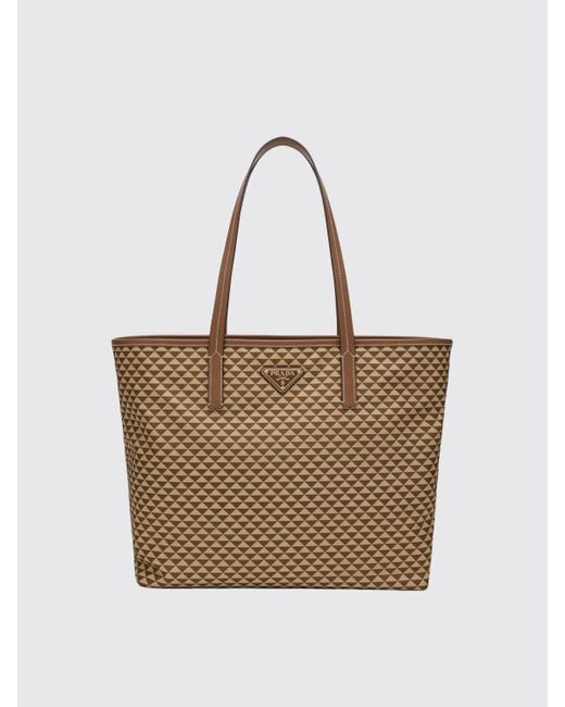 Prada Schultertasche Damen in White für Herren