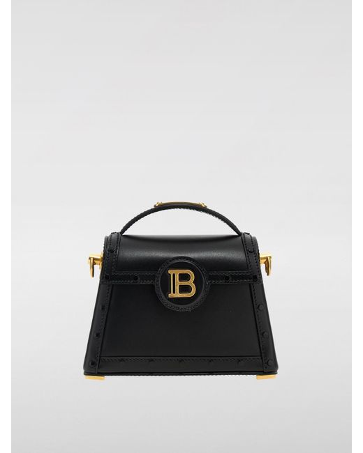 Balmain Black B-Buzz Dynasty Leather Tote Bag