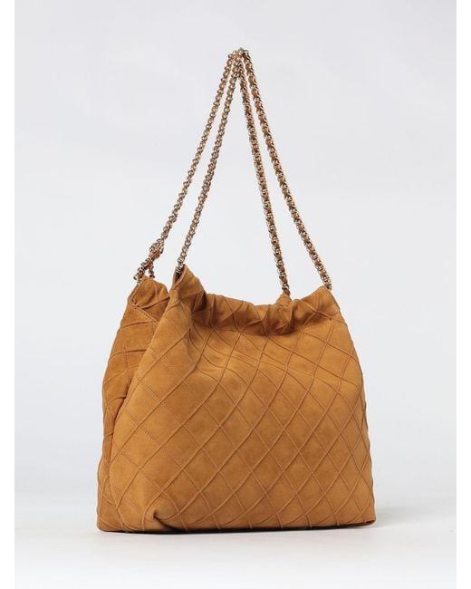 Tory Burch Brown Fleming Hobo Bag