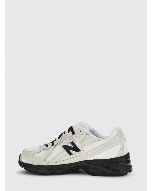 New Balance White 740 Mesh And Rubber Sneakers for men