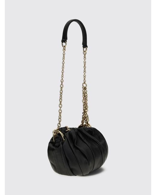 Chloé White ChloÉ Plissé Draped Leather Bag
