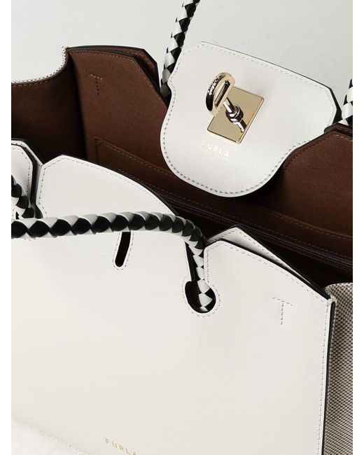Furla White Handbag