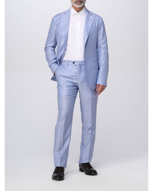 Emporio Armani Anzug in Blau für Herren | Lyst DE
