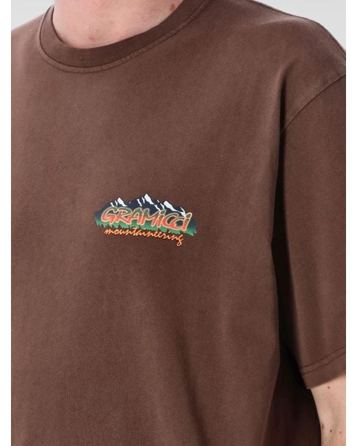 T-Shirt Homme Gramicci pour homme en coloris Brown