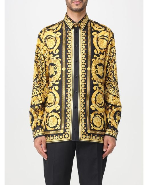 Versace Natural Silk Shirt for men