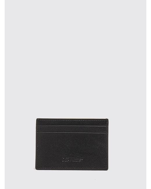 Off-White c/o Virgil Abloh White Leather Card Holder With Logo for men