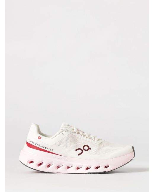 On Shoes White Cloudsurfer Next Mesh Sneakers On