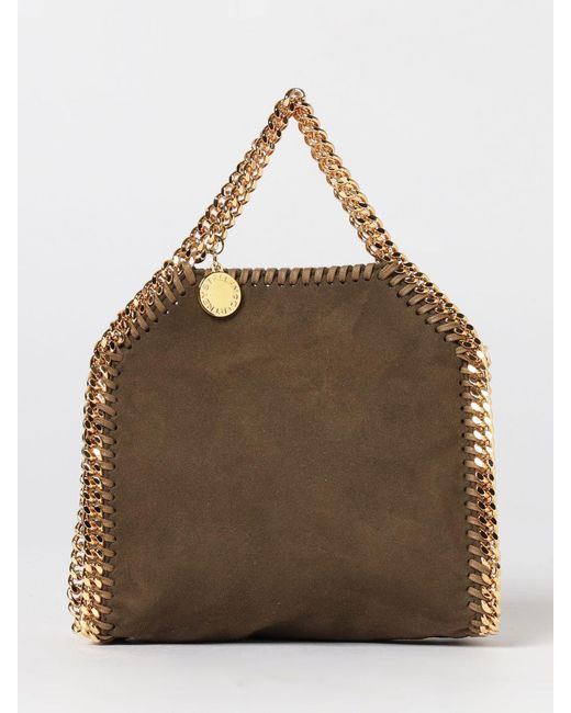 Stella McCartney Brown Falabella Synthetic Suede Mini Bag