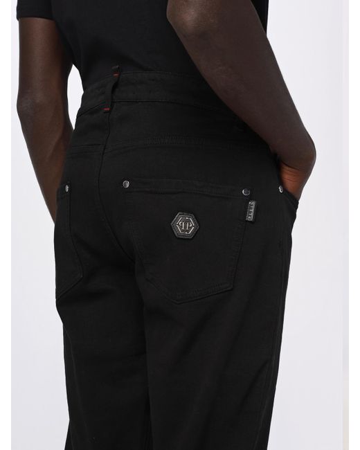 Philipp Plein Black Jeans for men