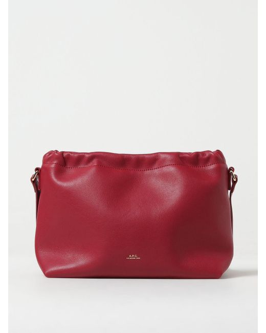 A.P.C. Red Crossbody Bags