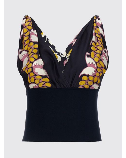 Top Mujer Tory Burch de color Blue