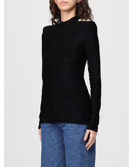 Balmain Black Knitted Top