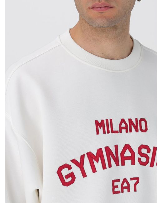 EA7 White Sweatshirt for men