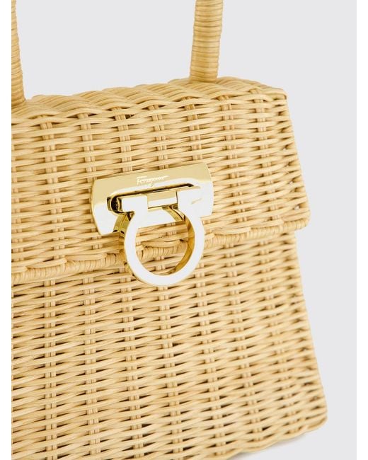 Ferragamo Natural Handbag