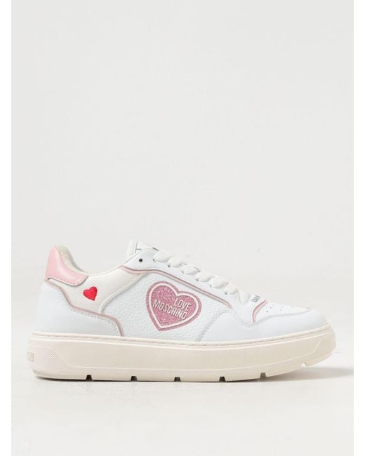 Love Moschino Pink Sneakers