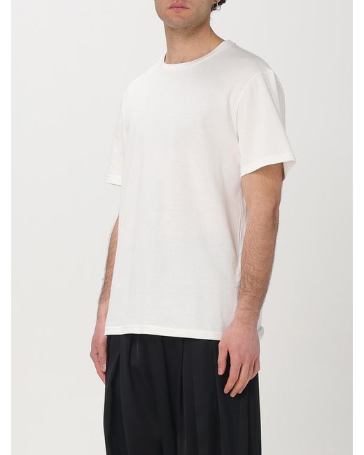 T-Shirt Basic di Jil Sander in White da Uomo