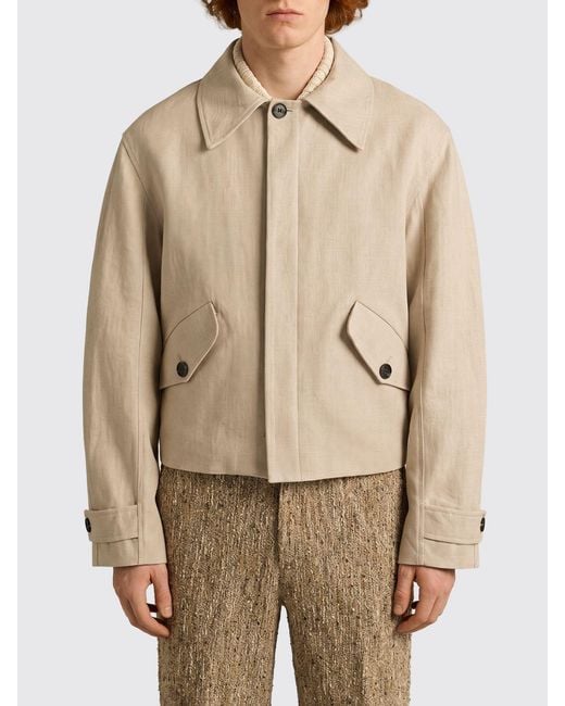Séfr Natural Cotton Shirt Jacket for men