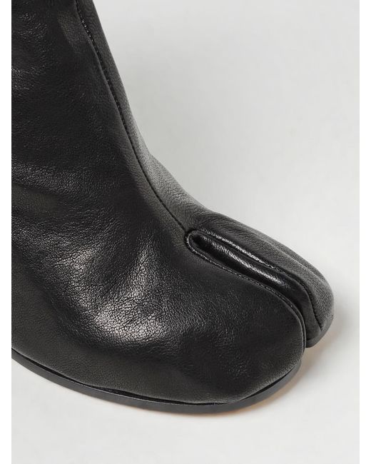 Maison Margiela Black Flat Ankle Boots