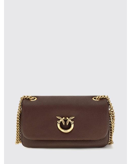 Pinko Brown Shoulder Bag