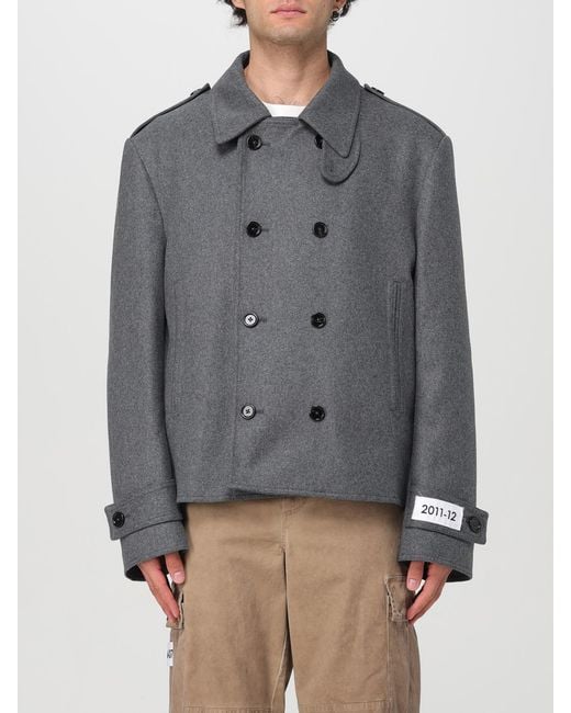 Dolce & Gabbana Gray Coat for men