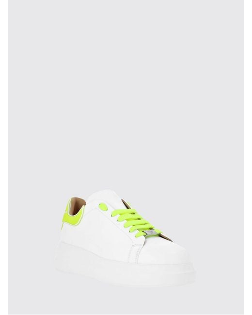 Philipp Plein White Platform Sneakers for men