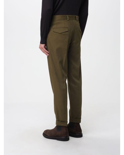Paolo Pecora Green Pants for men