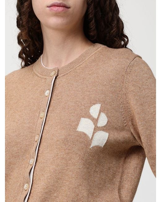 Isabel Marant Blue Lona Cotton Blend Cardigan
