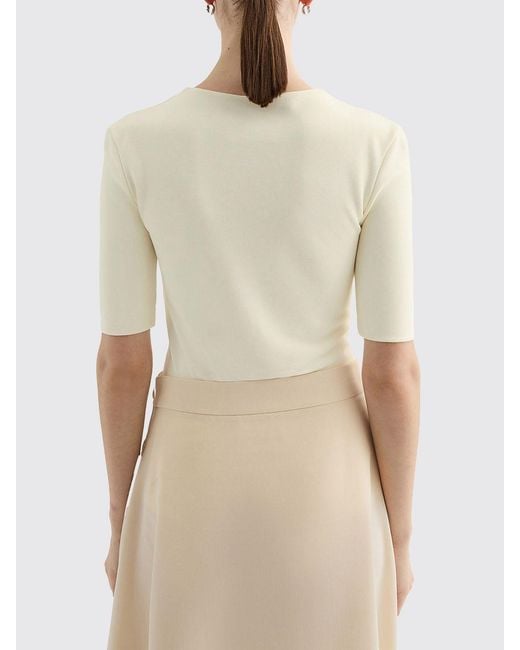 Jil Sander Natural Basic Viscose Top