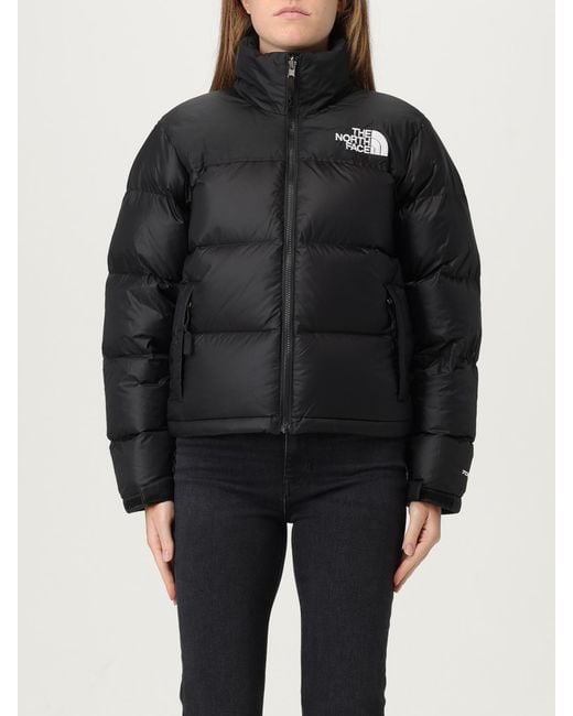 The North Face Black Nylon Jacket By With Logo