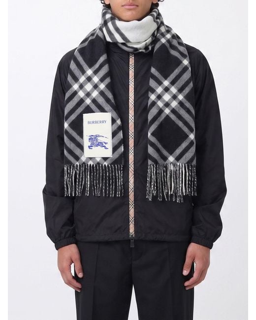 Burberry Black Scarf for men
