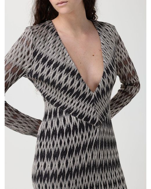 Missoni Gray Lurex Viscose Long Dress