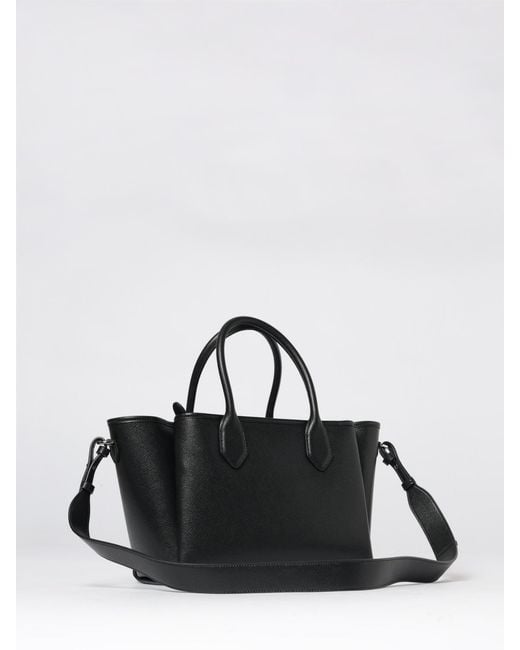 Emporio Armani Black Odette Faux Leather Handbag
