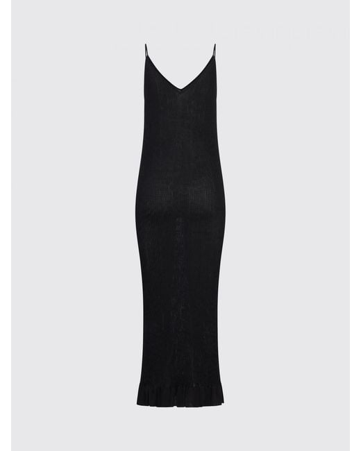 Jil Sander Black Jersey Midi Dress