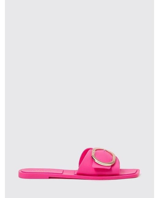 Twinset Pink Pvc Sandal