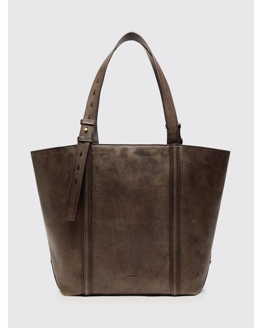 Golden Goose Deluxe Brand Brown 24/7 Aged Leather Bag