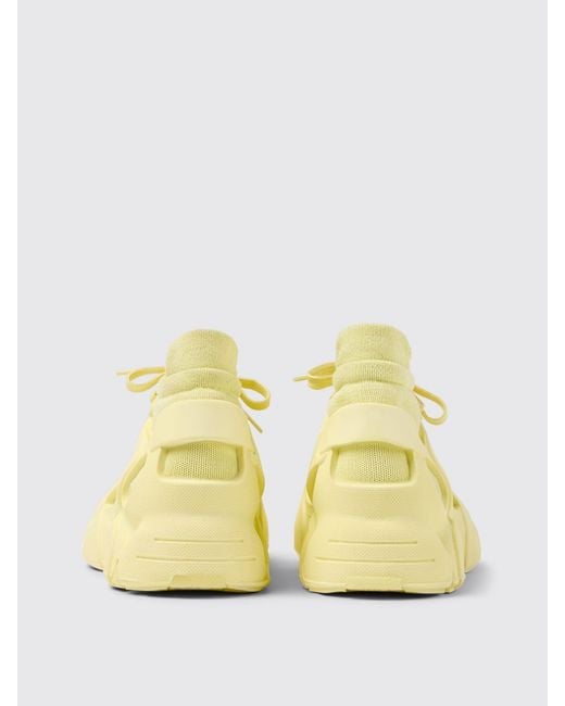 CAMPERLAB Yellow Tossu 3D Recycled Pet Knit Sneakers