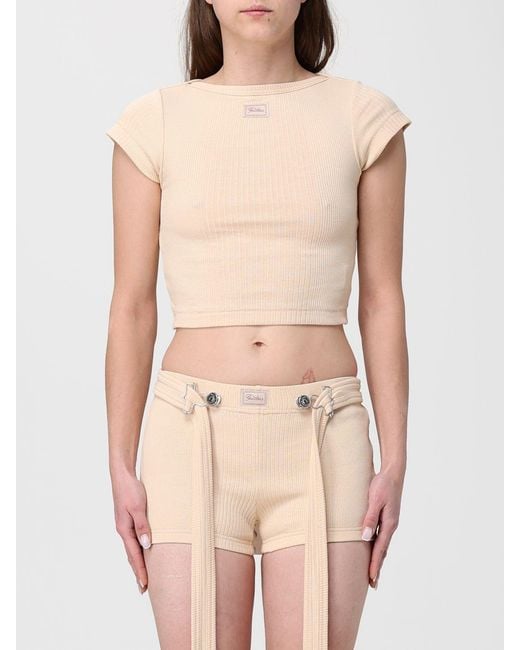 Jean Paul Gaultier Natural Cotton Crop T-Shirts